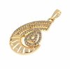 18k gold plated set pendant earrings xuping